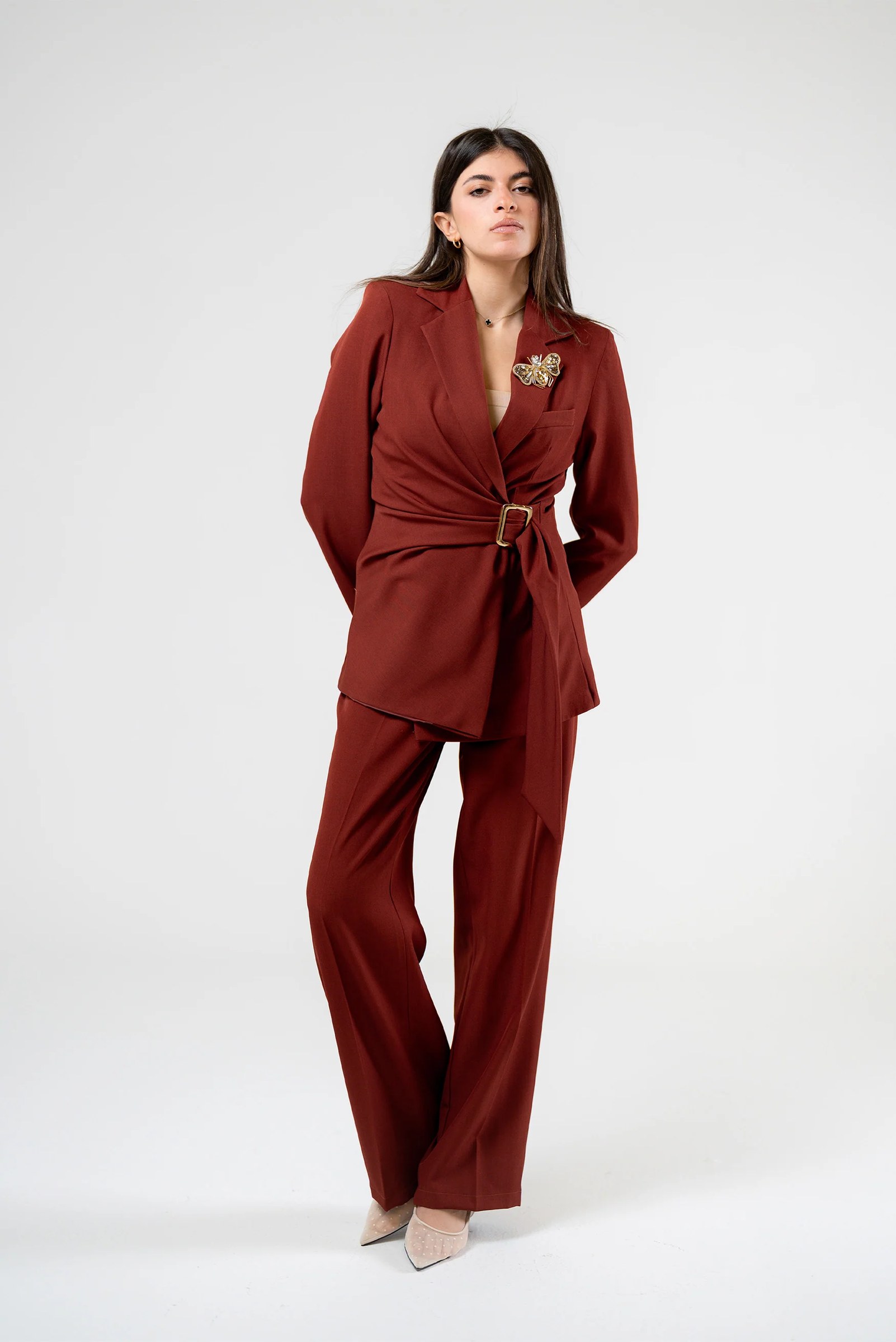 Straight-Leg Trousers