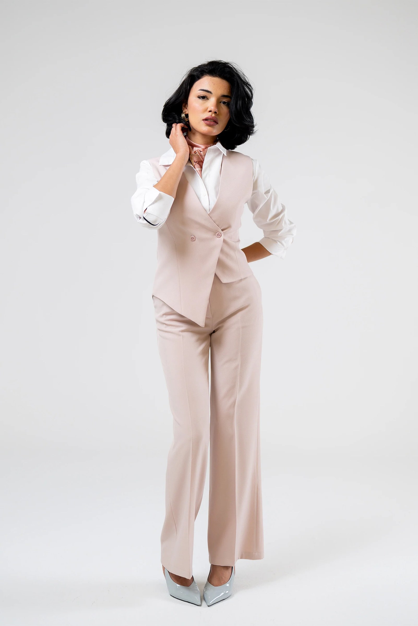 Straight-Leg Trousers