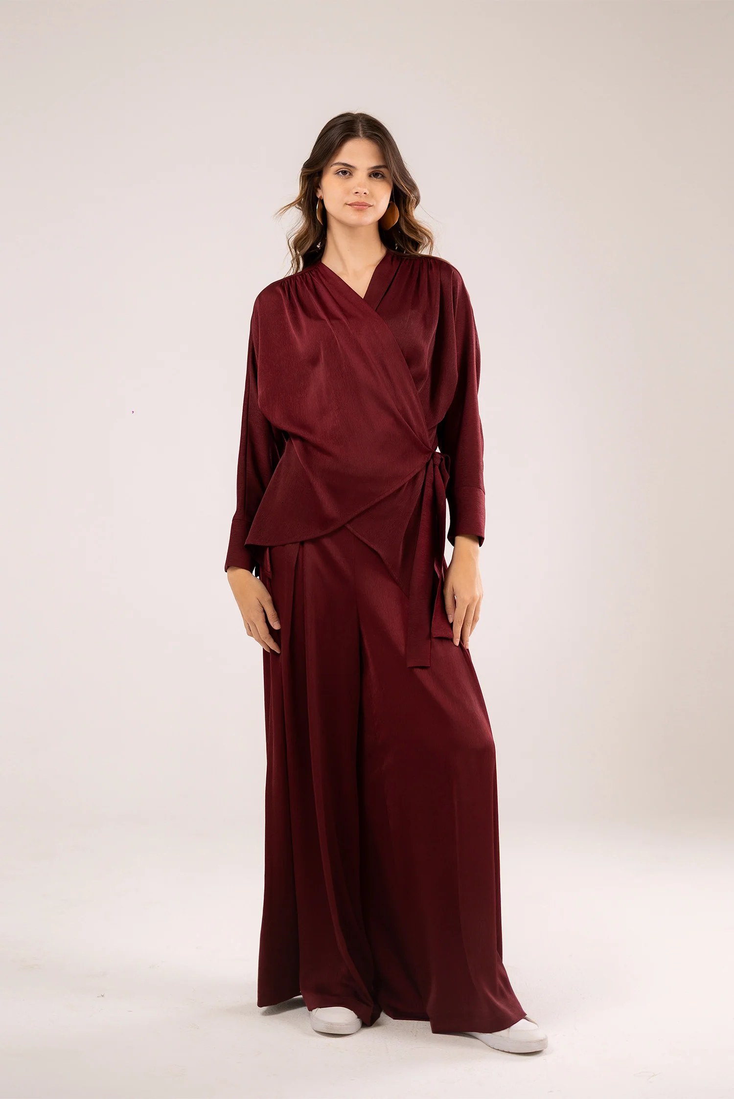 Loose Wrapped Blouse