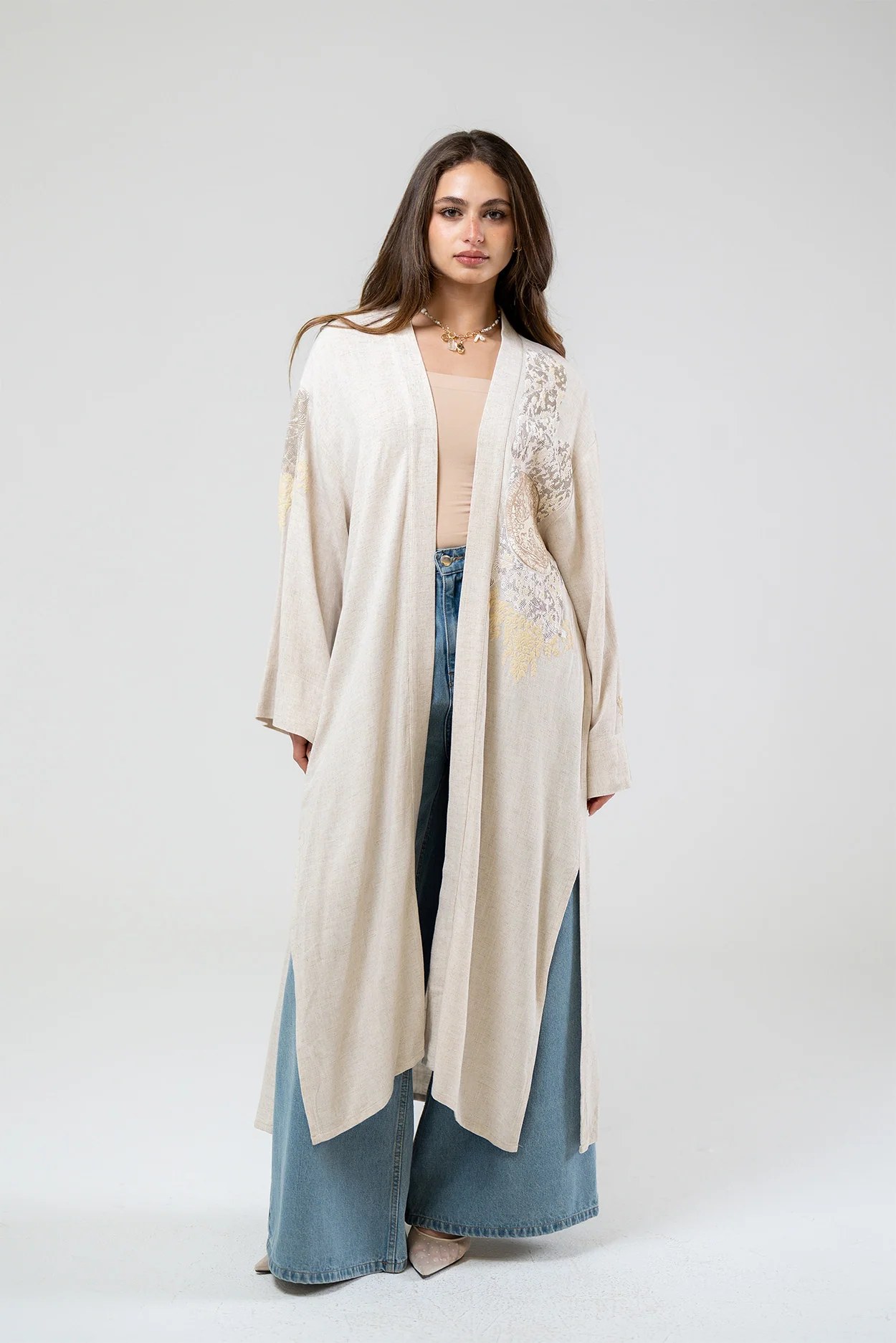 Embroidered Kimono
