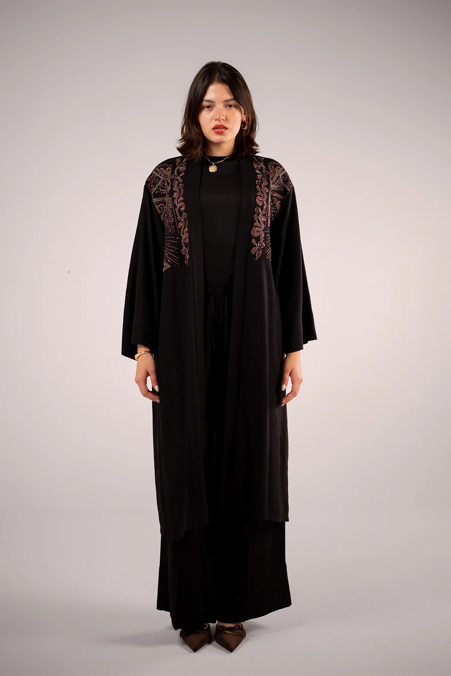 Fluid Wide-Leg Trousers