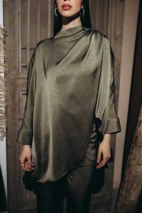 Draped Asymmetrical Top