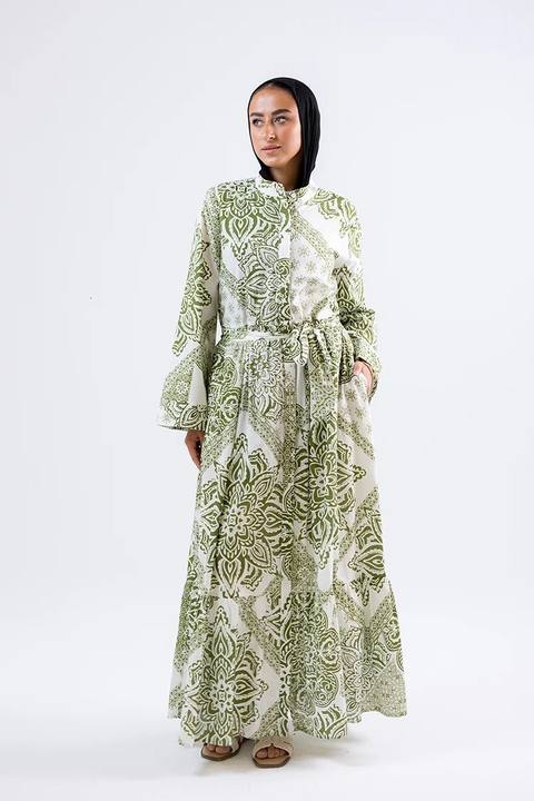 Floral Print Maxi Dress