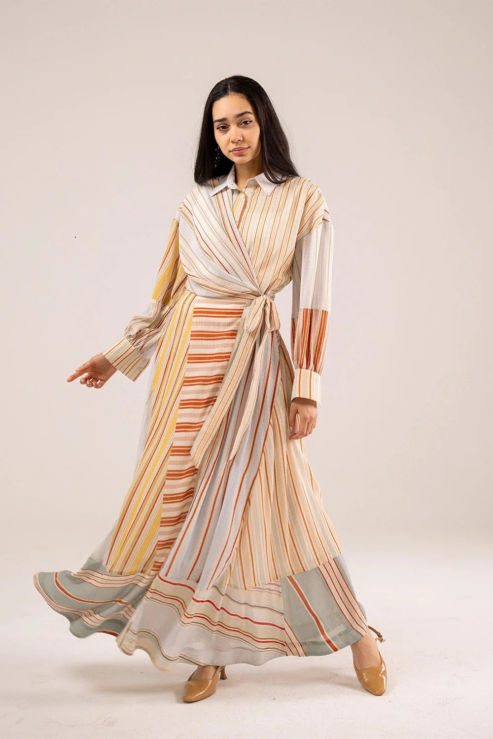 Colorful Stripped Dress