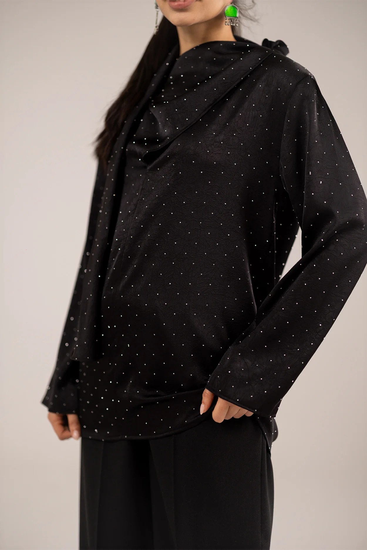Tie-Neck Blouse