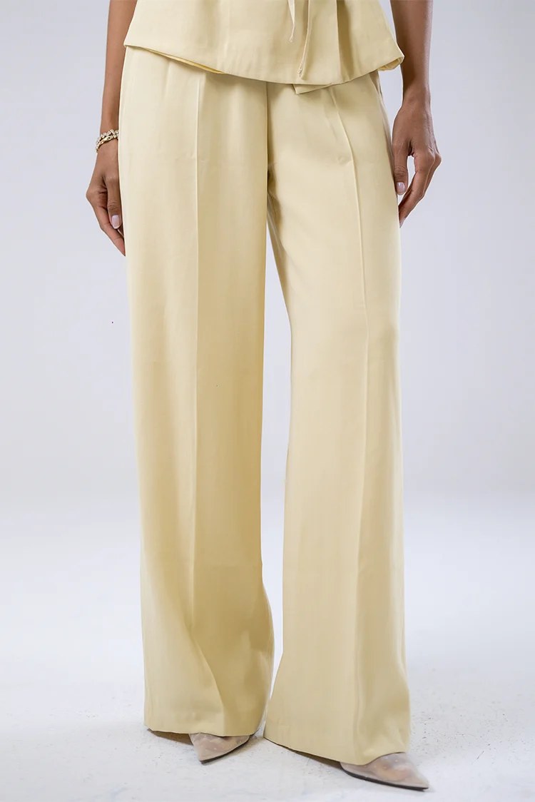 Tailored Wide-Leg Trousers