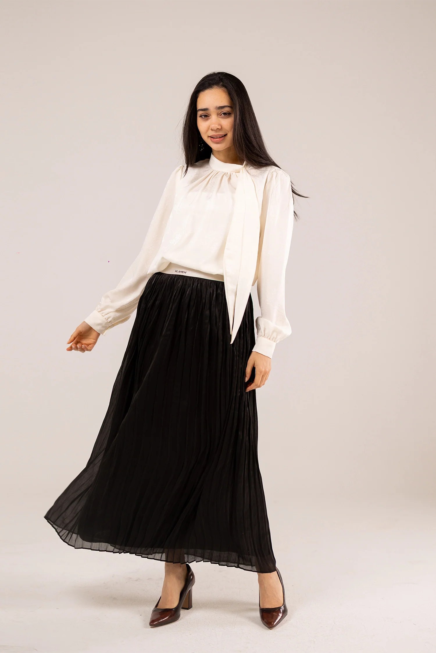 Tie-Neck Blouse
