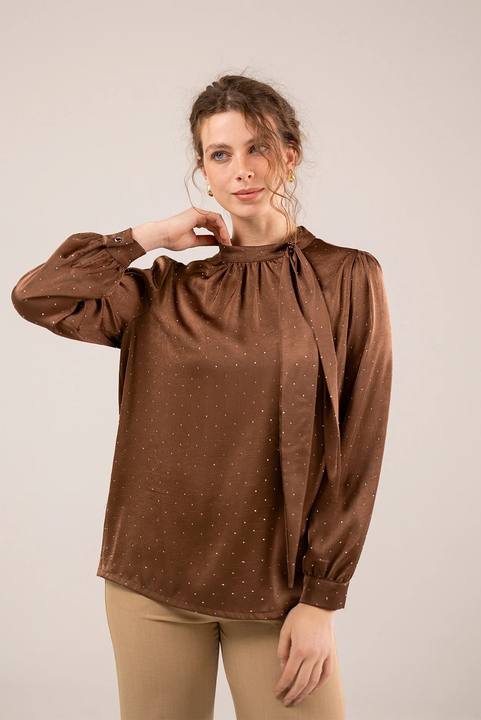 Tie-Neck Blouse