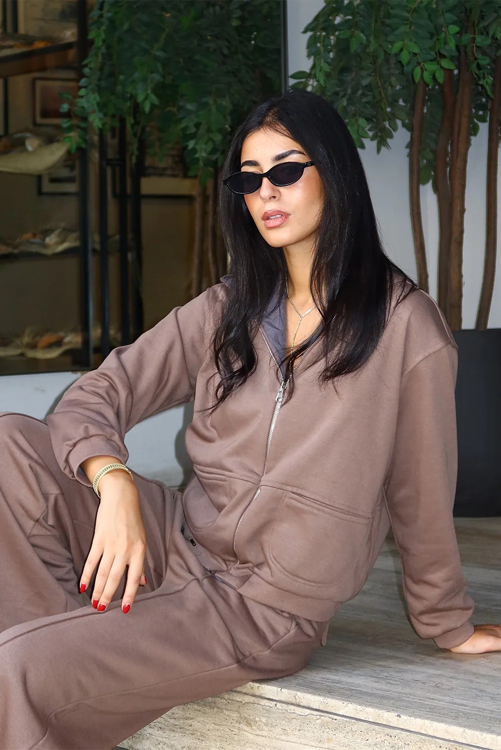 Zip-Up Sweatshirt