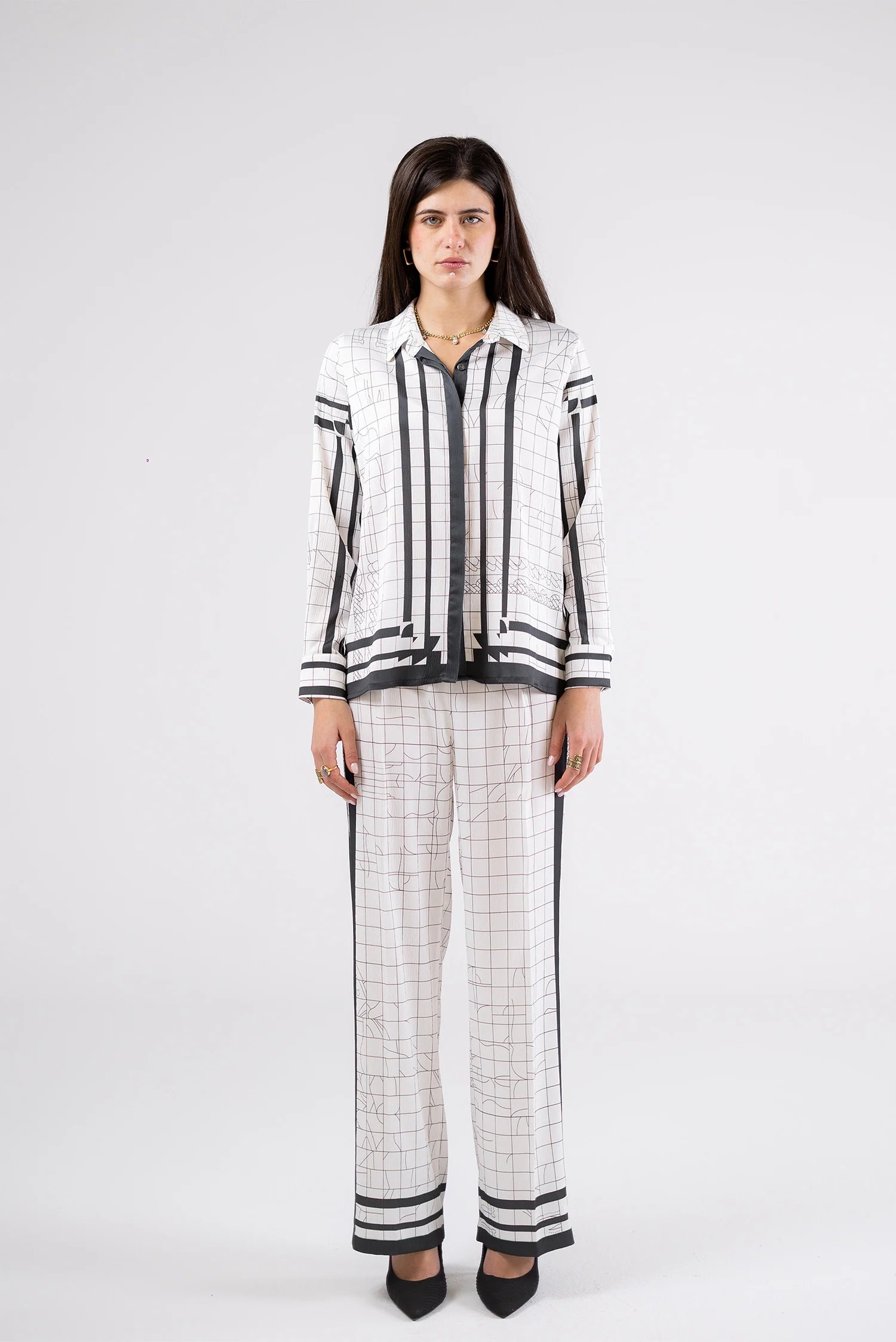 Relaxed Printed Pants