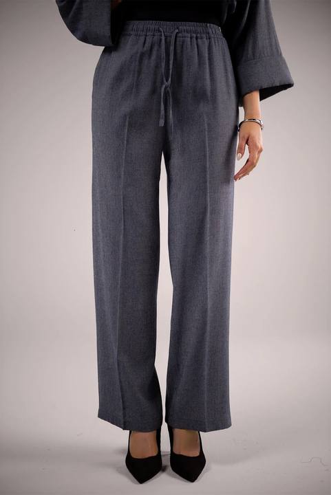 Wide-Leg Tailored Pants