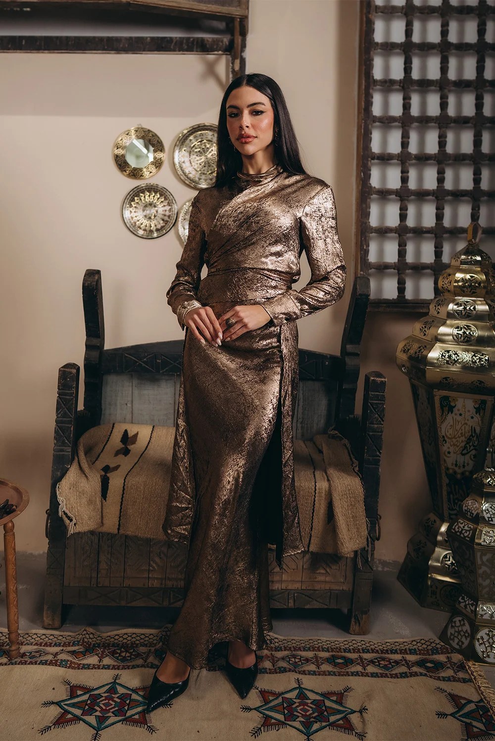 Metallic Skirt