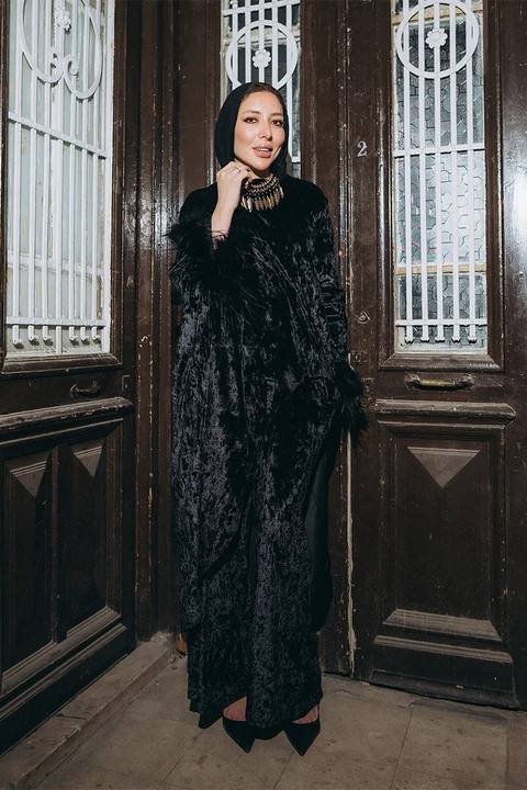 Wide-Leg Velvet Pants