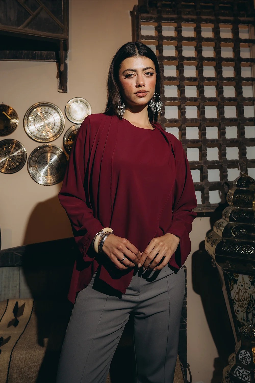 Draped Blouse