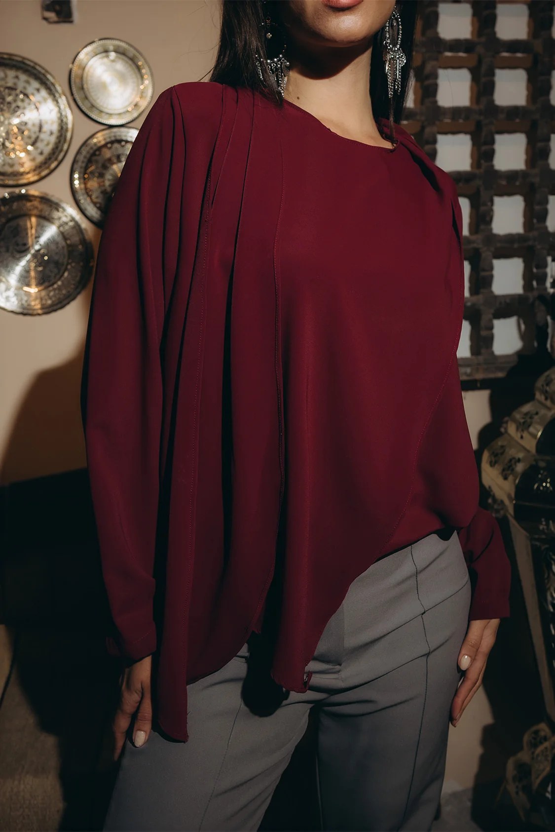 Draped Blouse
