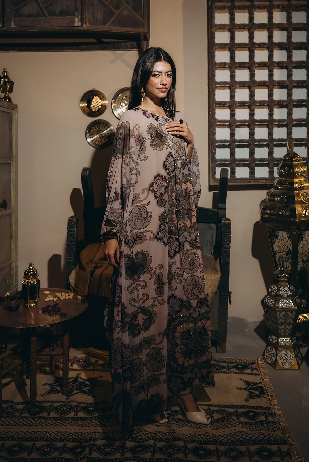 Sequined Abaya
