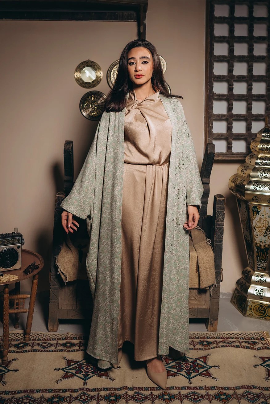 Sequined Ope Abaya