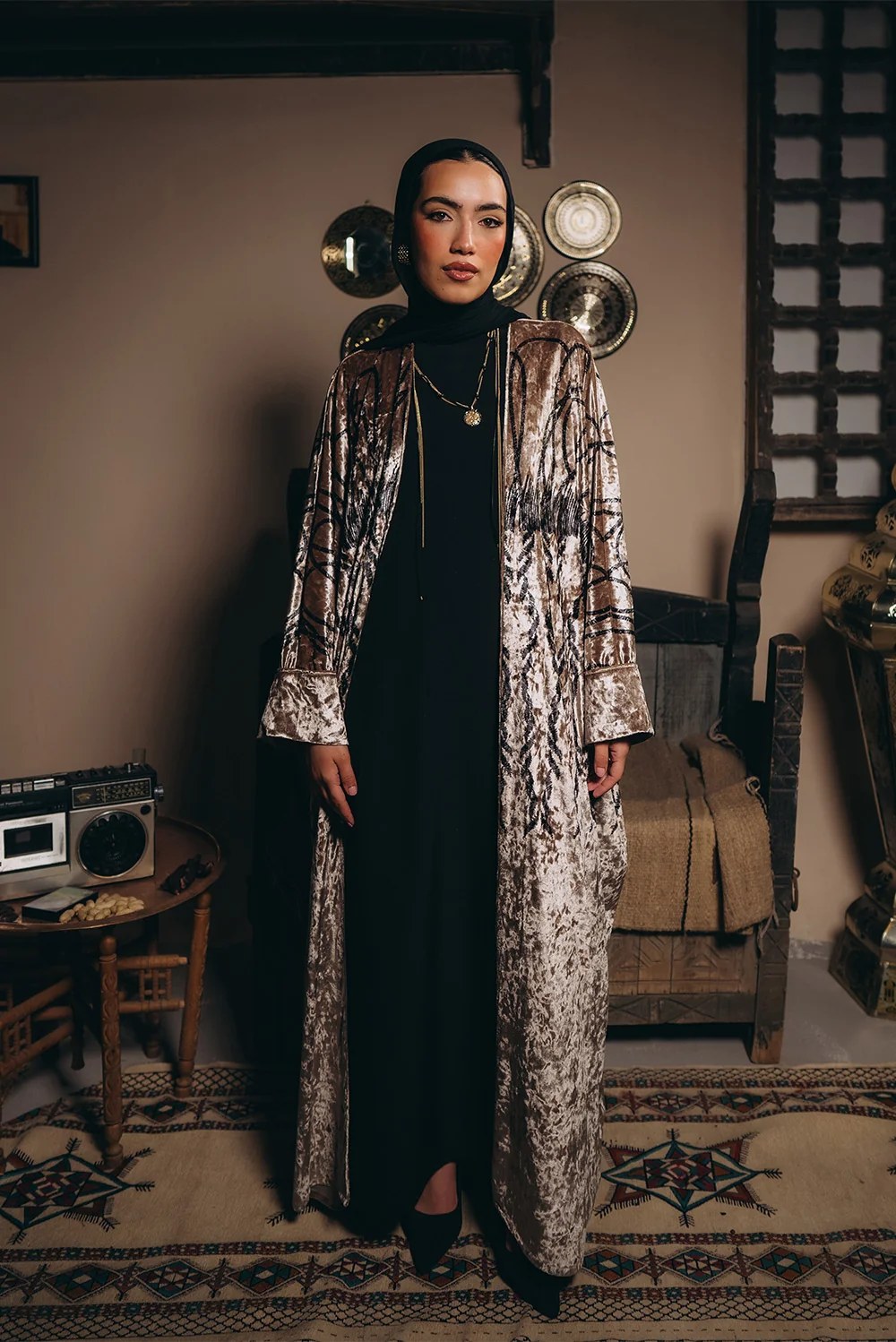The Velvety Abaya