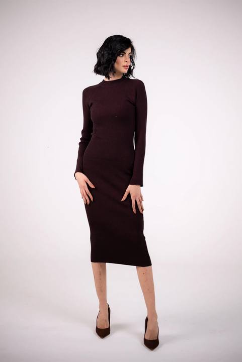 Ribbed Midi Dress