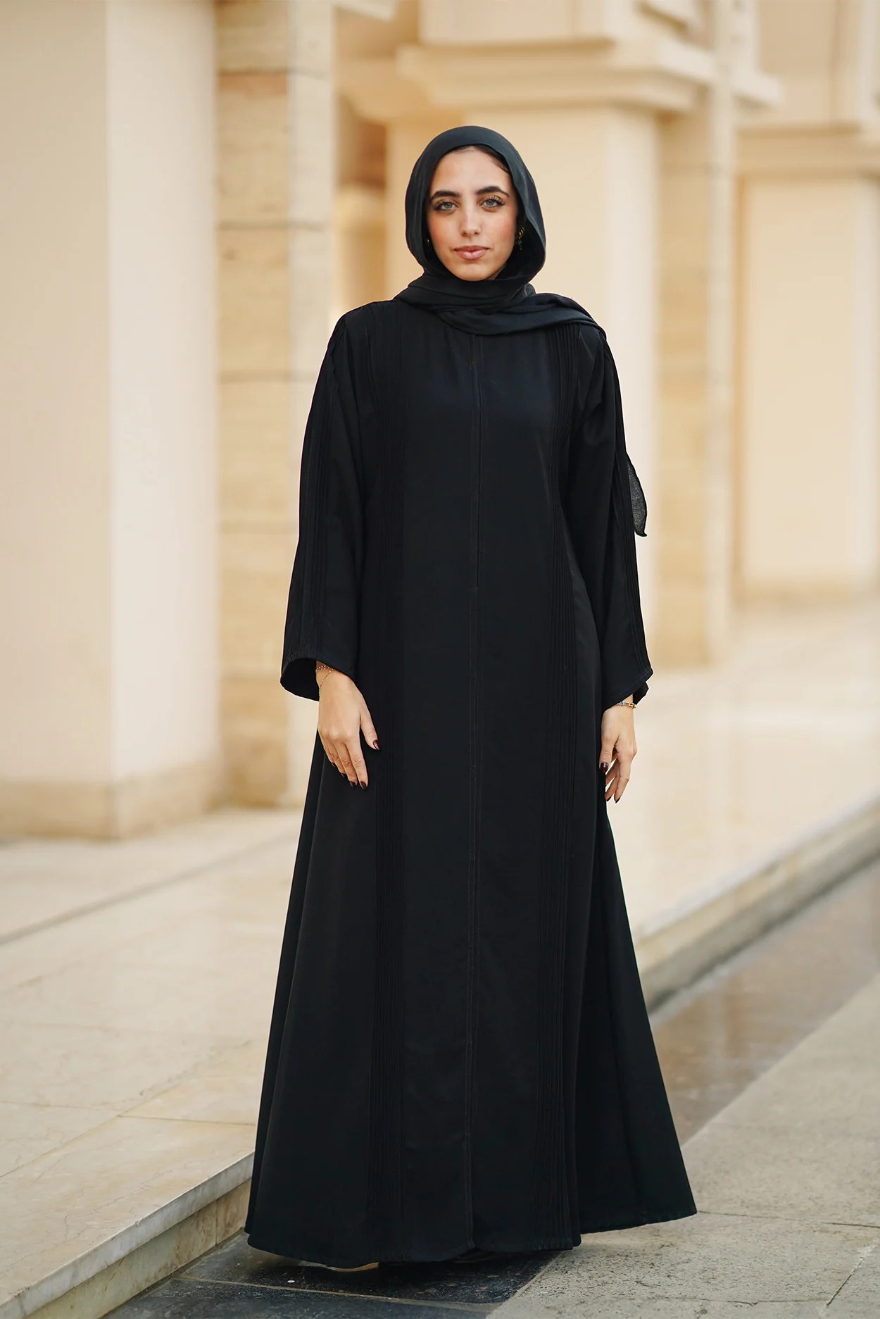 Flowy Silk Abaya
