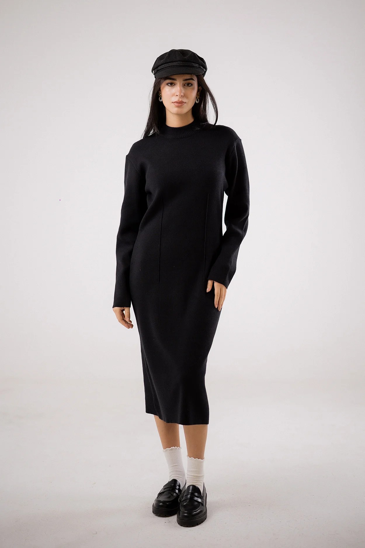 Mock-Neck Dress