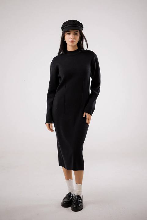 Mock-Neck Dress