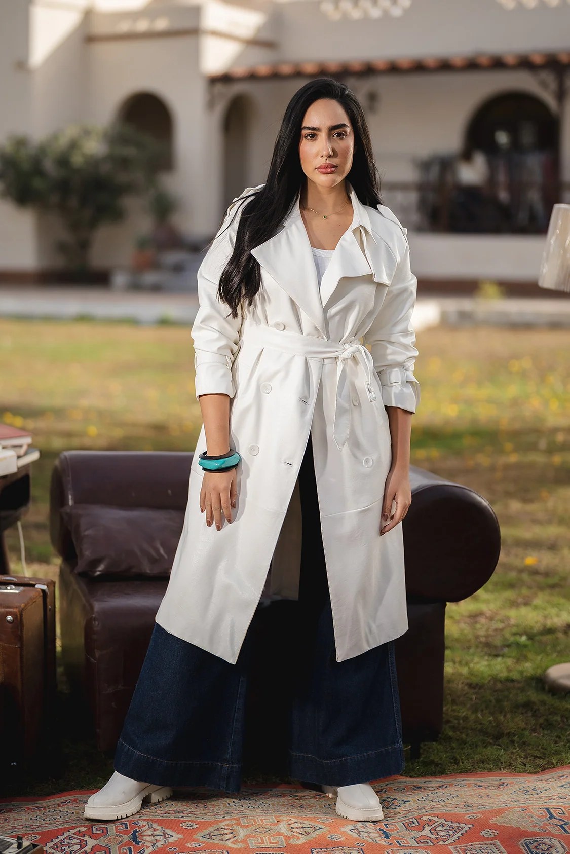 Leather Trench Coat