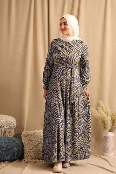 Printed Maxi Dress