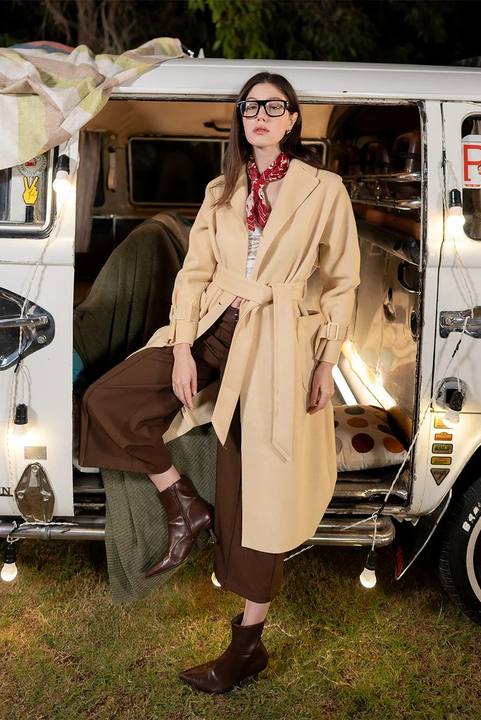 Belted Wool Coat