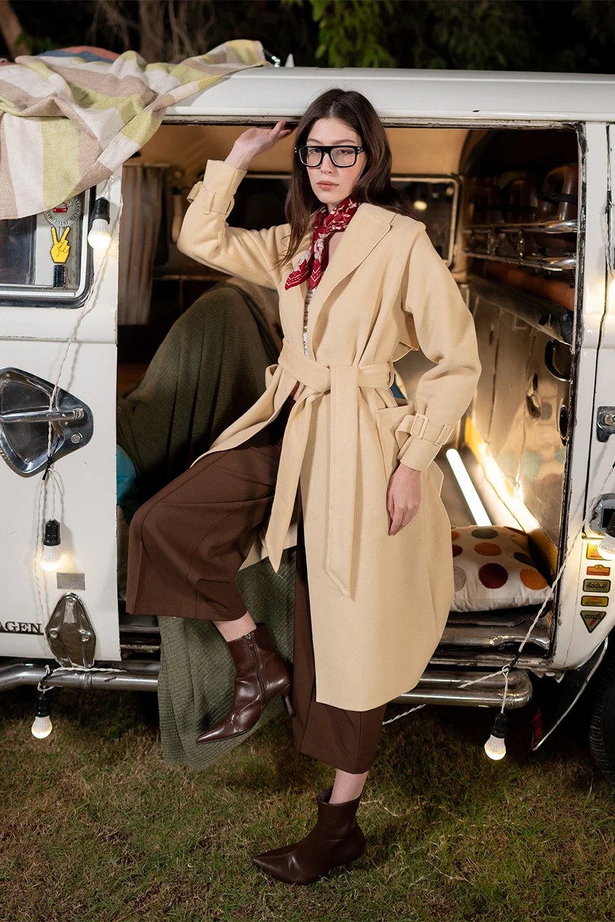 Belted Wool Coat