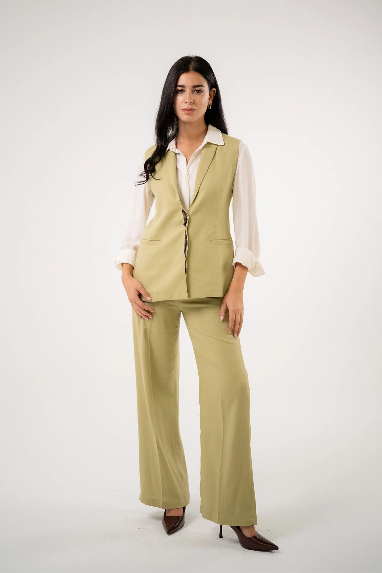 Straight fit pants
