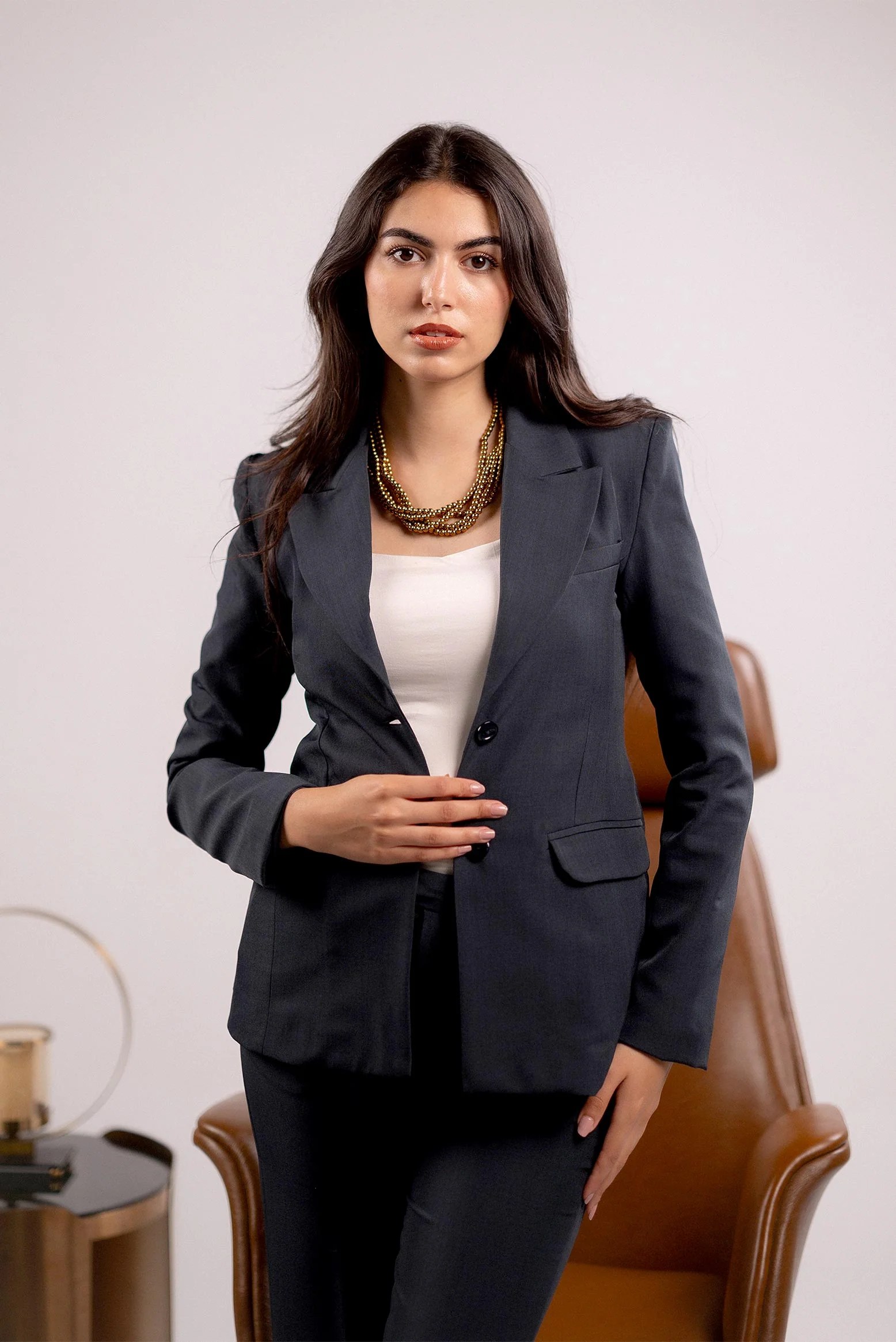 Bold blazer suit