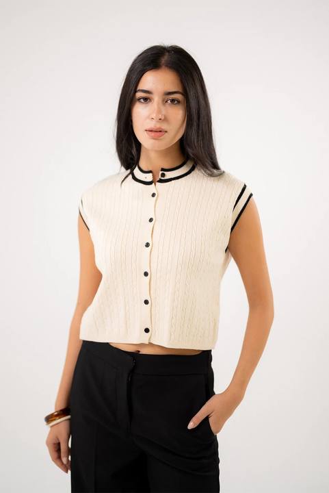Cable-Knit Vest