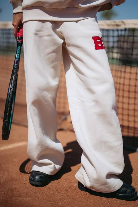 Wide-Leg Sweatpants