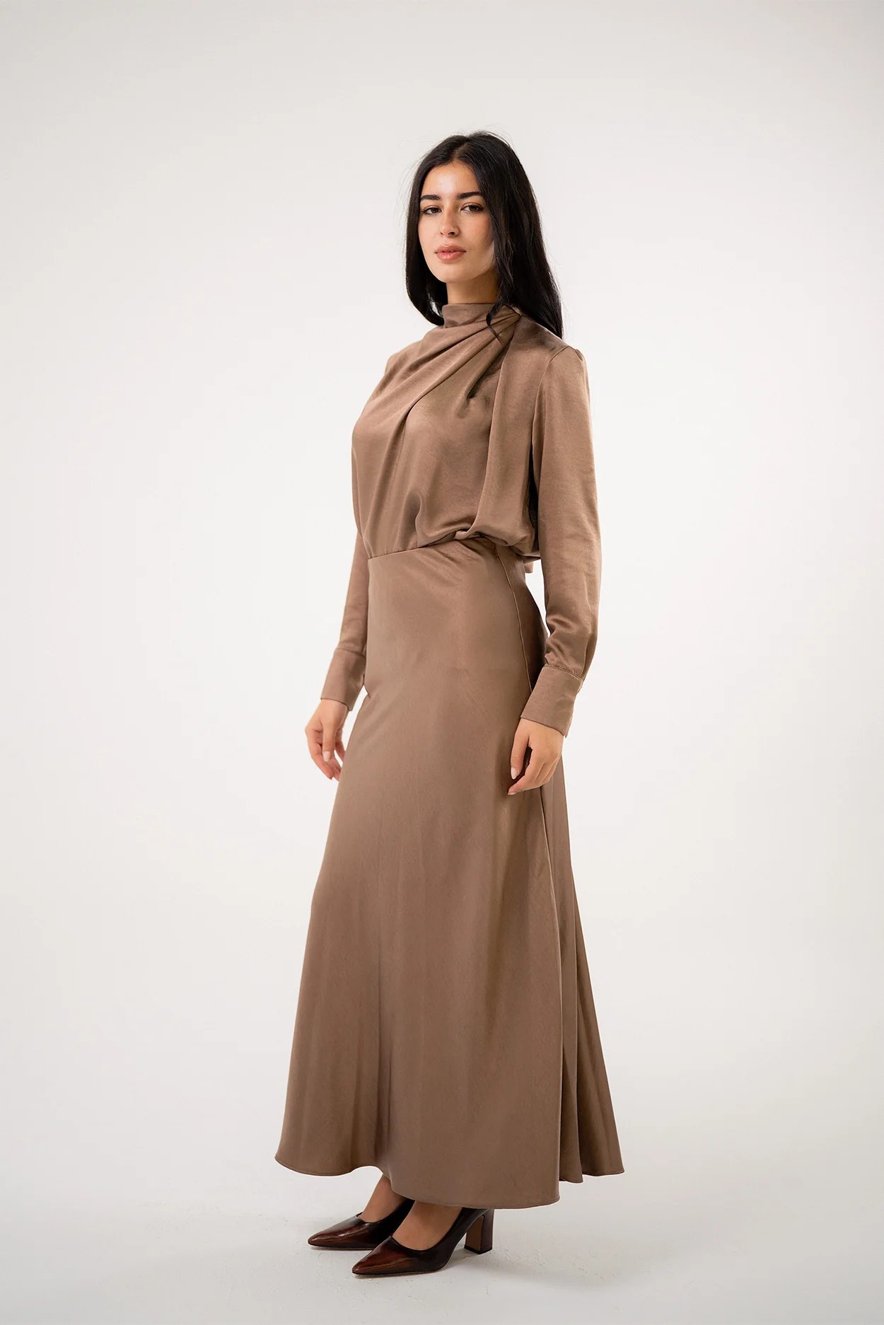 Satin Maxi Skirt