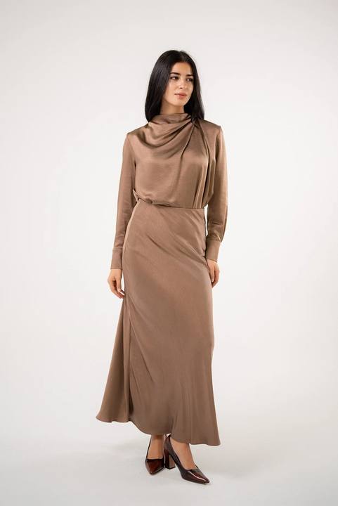 Satin Maxi Skirt