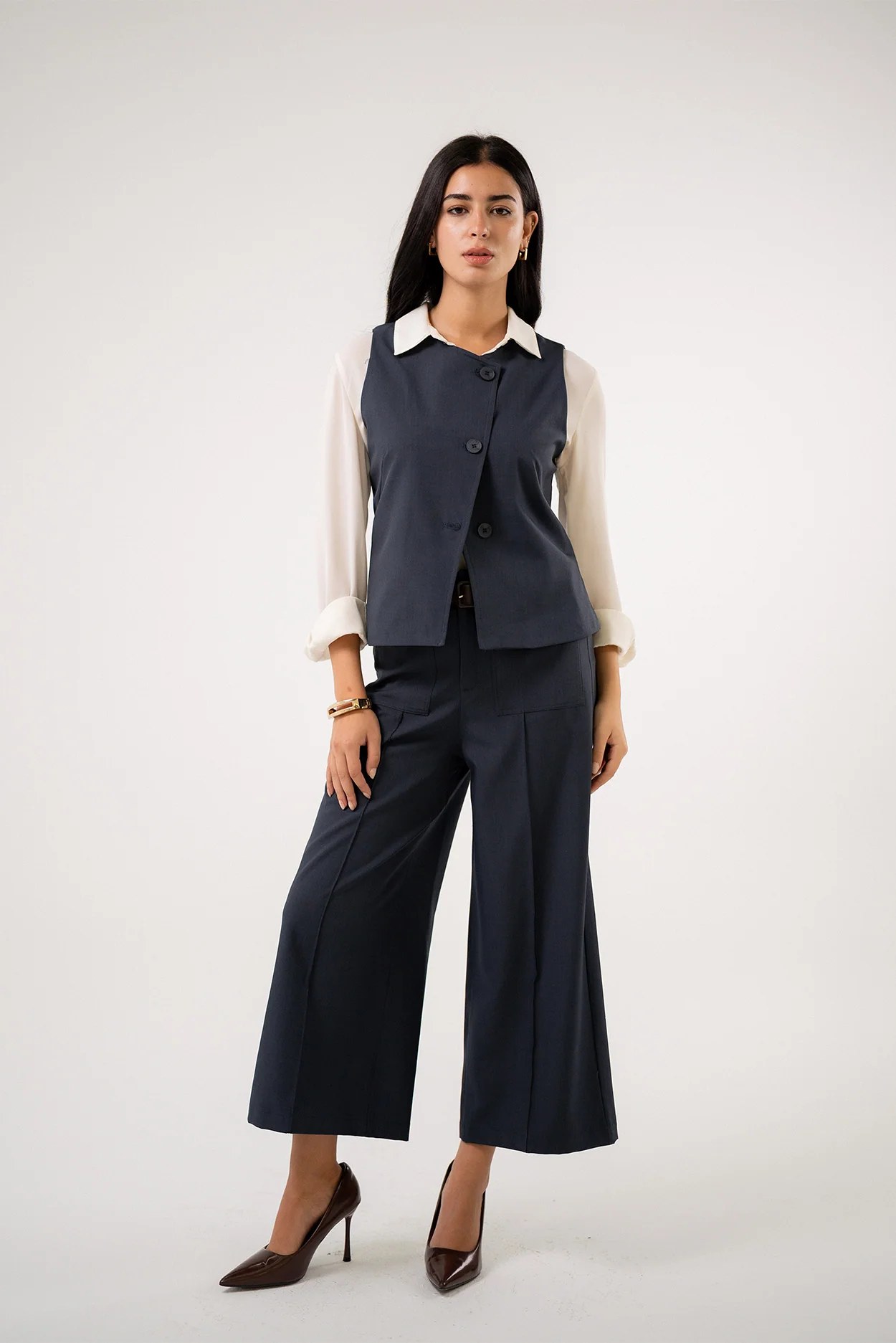 Straight fit pants