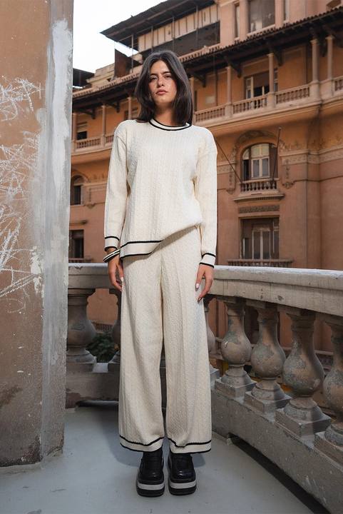 Textured Knit Pullover