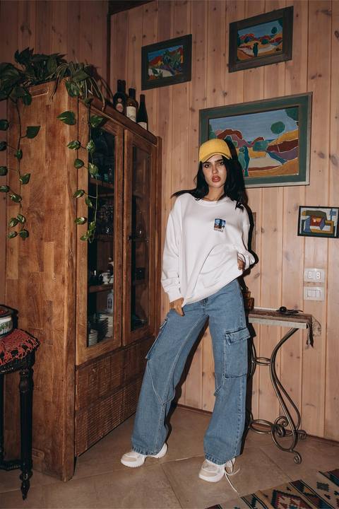 Printed Milton Sweater