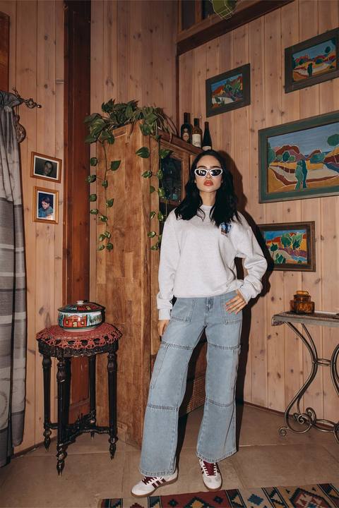 Printed Milton Sweater