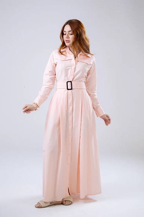 Belted Shirt Dress
