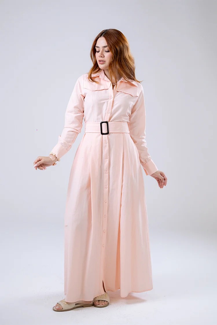 Belted Shirt Dress