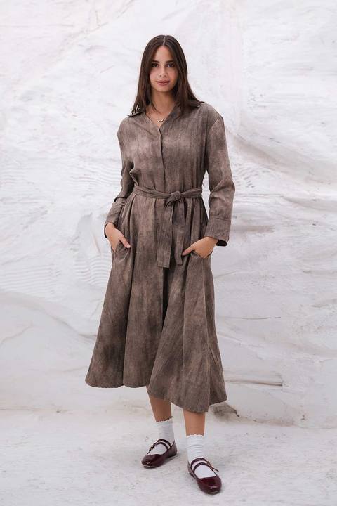 Suede Dress