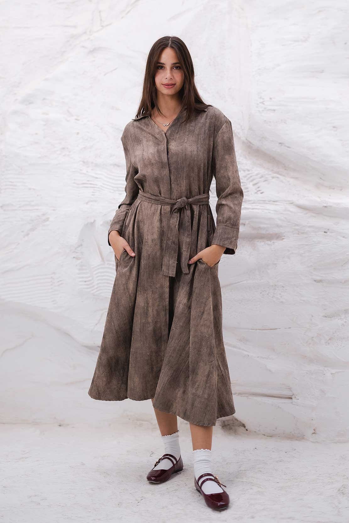 Suede Dress