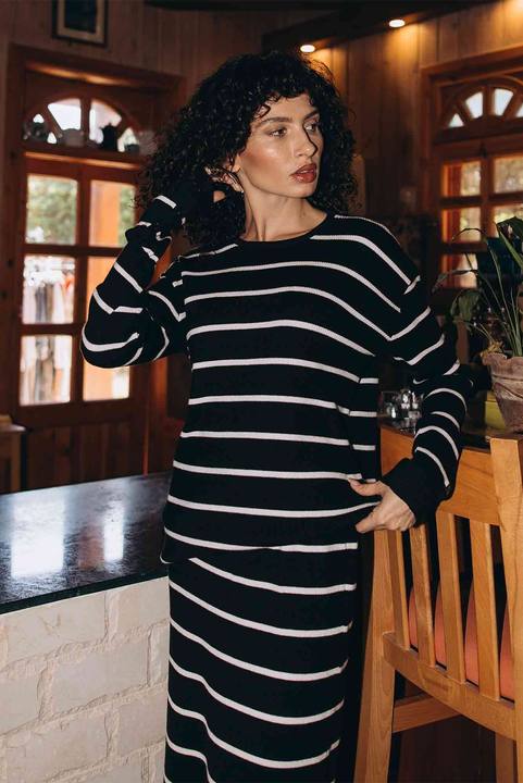Striped Knit Top