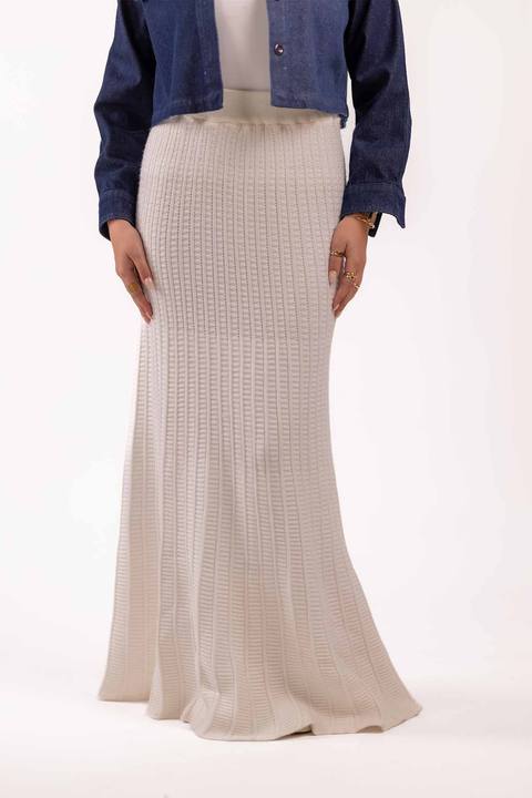 Plain  Knit Skirt