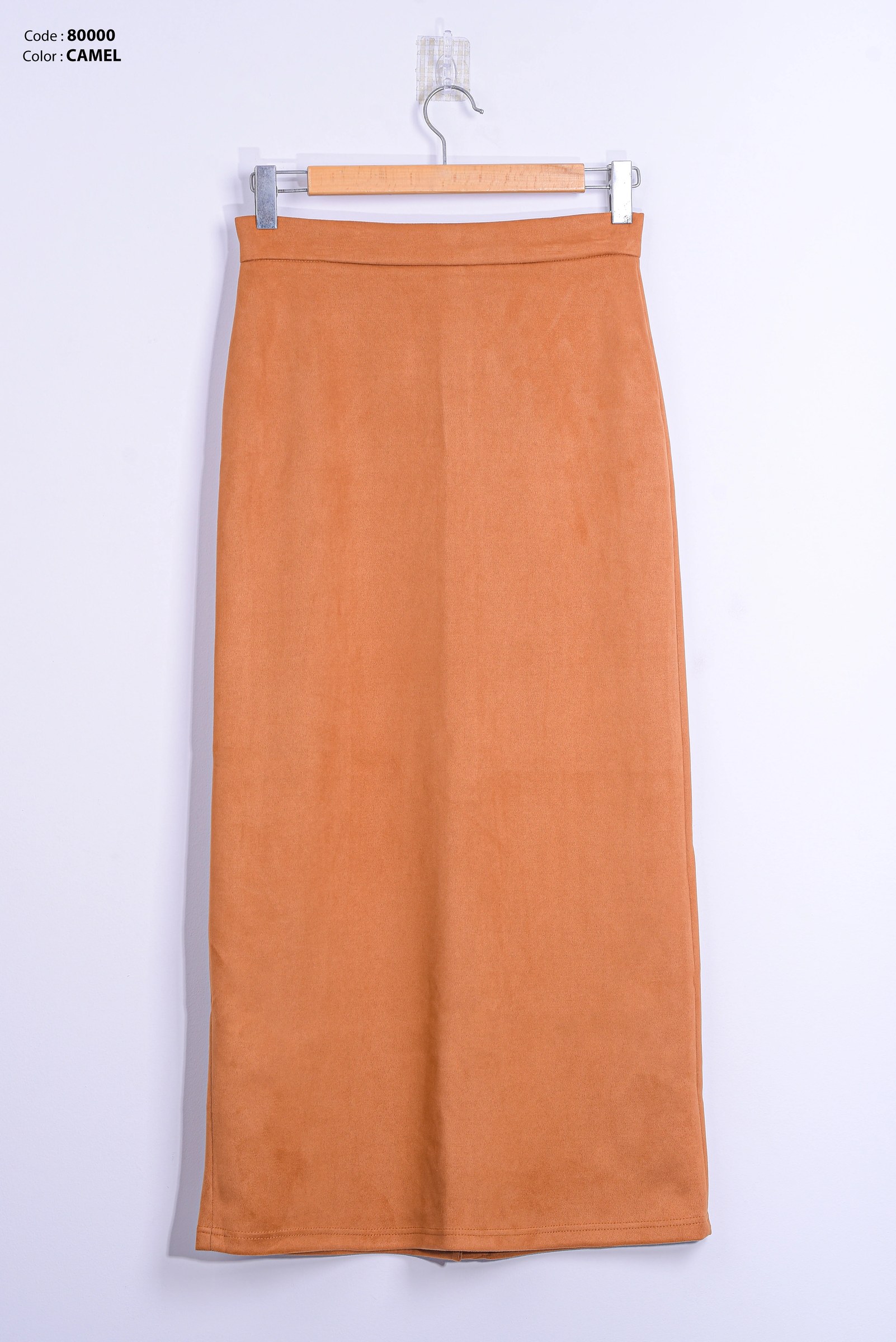 Suede Pencil Skirt