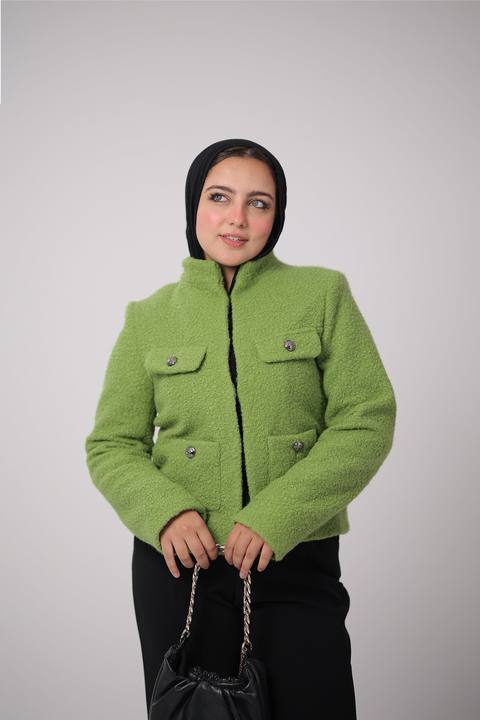 Short Faux Fur Jacket