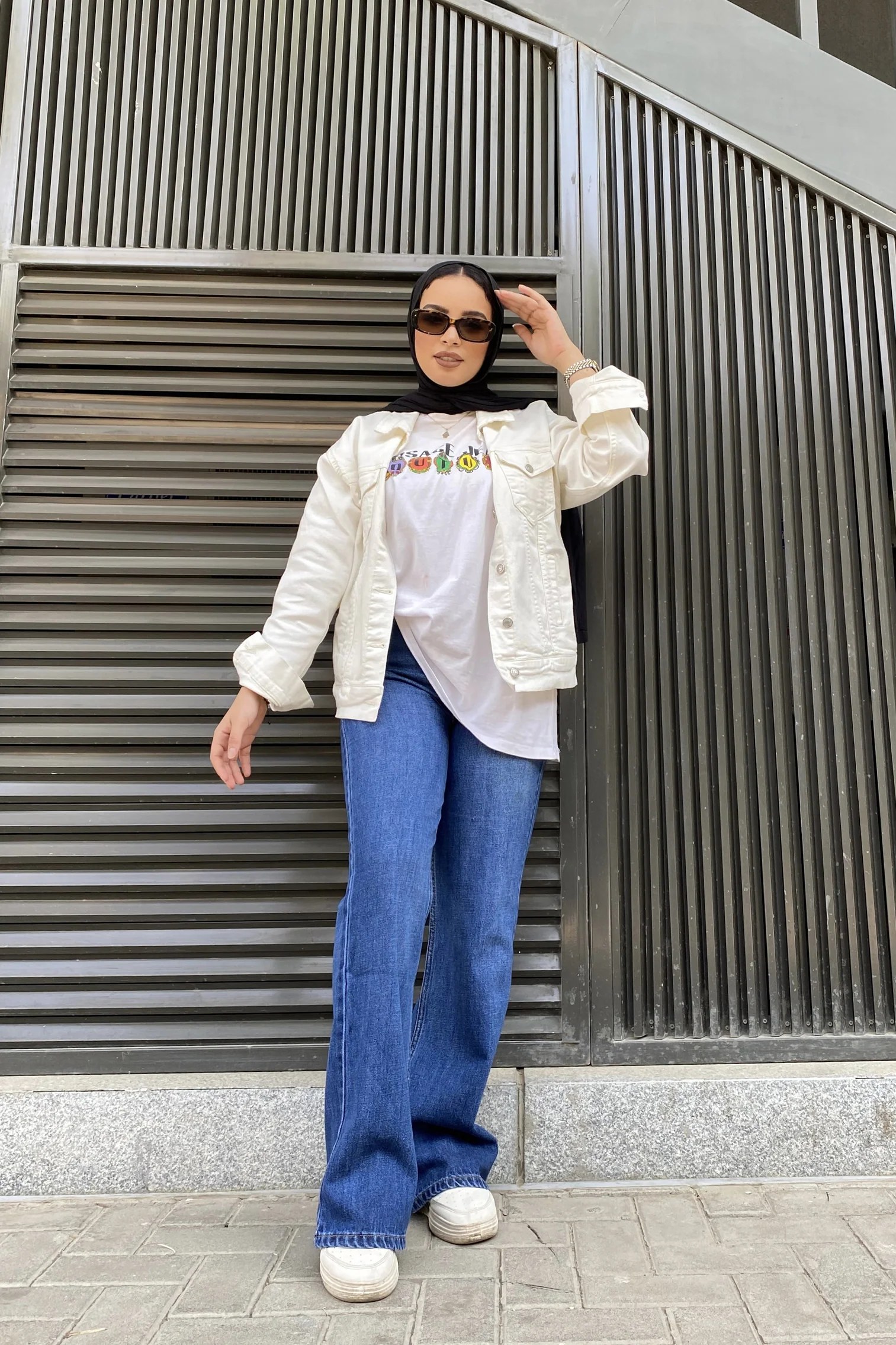 Straight Denim Pants