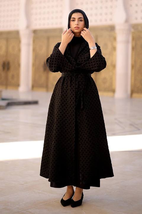 Textured Abaya